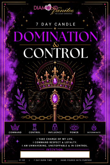 Domination and Control 7 Day Candle