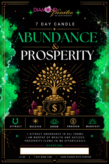 Abundance and Prosperity 7 Day Candle